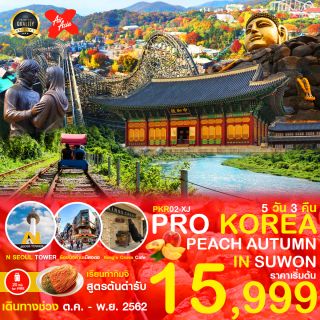 KOREA PEACH AUTUMN IN SUWON 5D3N