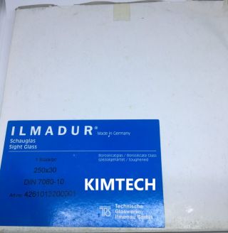 กระจกทนความร้อนแบบกลม ILMADUR DISC SIGHT GLASS DIA 250 MM X THK 30 MM