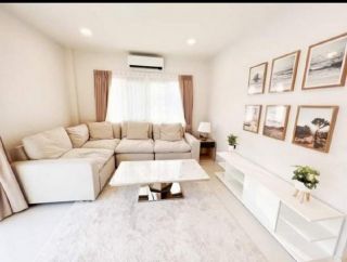 HR0014 ให้เช่าบ้านเดี่ยว 2 ชั้น เฟอร์ครบพร้อมอยู่ โครงการหรู เซนโทร บางนา