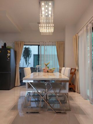 Townhouse for rent Baan Krang Muang Krungtapkretra Rama9  155sqm beautiful decor 