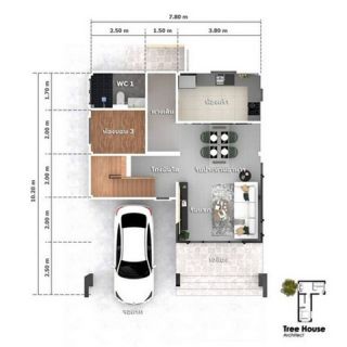 ประกาศขาย บ้าน บ้านจินตนาพงศ์ 3ห้องนอน2น้ำ 4390000 B. ใกล้ ห้างสรรพสินค้าแมคโคร ราคาถูก