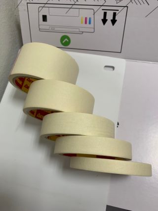 เทปกาวย่น เทปกระดาษกาว masking tape ไทเกอร์เทป