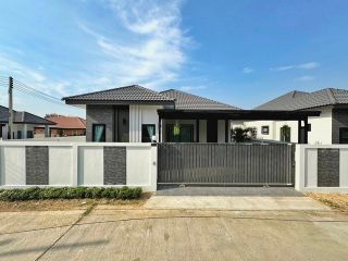 บ้านเดี่ยว1ชั้น สไตล์นอร์ดิก หลังมุม ซอยฟาร์มจระเข้พัทยา
