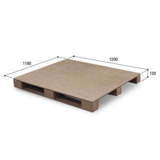 พาเลทไม้ Green Pallet 4-Way Entry ขนาด 1200 x 1000 มม.