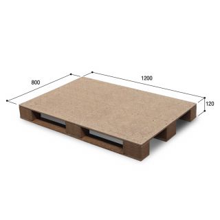 พาเลทไม้ Green Pallet 4-Way Entry ขนาด 1200 x 800 มม.