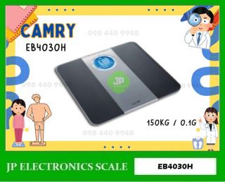 เครื่องชั่งน้ำหนักคน 150kg ค่าละเอียด 100g ยี่ห้อ CAMRY รุ่น EB4030H