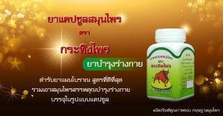 ยาบำรุงร่างกายตรากระทิงไพร