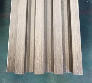 Great Wall Board LLS028 ผนังไม้เทียมตกแต่งบ้าน ตกแต่งผนัง Size: 160x2900mm 24mm Raw Material: Virgin