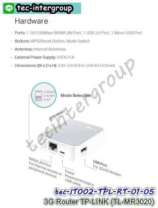 <a href='product.php?qid=372162' style='color:white;text-decoration: none;'>IT002-TPL-RT01 Router TP-LINK (TL-MR3020) 3G/4G Wireless N150 Portable : <span class='text-info'><strong>Read More</strong><span></a>