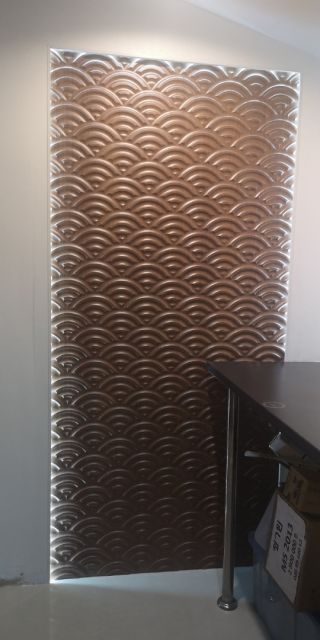 แผ่นไม้ผนัง  HDF  3D Wall