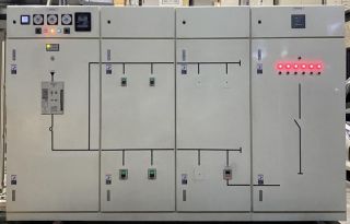 ขายตู้ Mdb Main air circuit breaker Mitsubishi 3200A AE3200-SW breaker ย่อย Mitsubishi 5 ตัว 1250A-1 คุม cap bank 1000A-2 800A-2 Cap bank 6step Pipat 098-2641749