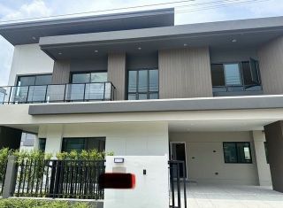 บ้านเดี่ยว บ้านใหม่ ไม่เคยเข้าอยู่ ต่อเติมเรียบร้อยแล้ว โครงการเวนิว ไอดี มอเตอร์เวย์-พระราม9