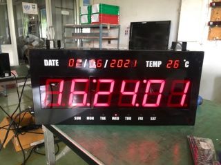 DIGITAL CLOCK MODEL : CK-2143 นาฬิกาดิจิตอล นาฬิกาแขวนผนัง นาฬิกาขนาดใหญ่