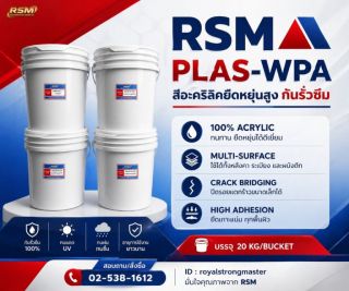  RSM PLAS-WPA สีอะคริลิกกันซึม