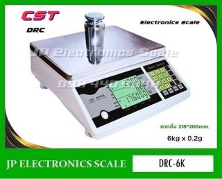 เครื่องชั่งนับจำนวน 6kg ยี่ห้อ CST รุ่น DRC-6K