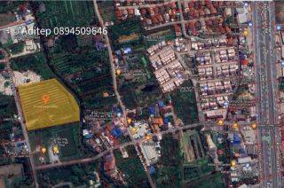 ขายที่ดินราชพฤกษ์ เกือบ 9 ไร่ ที่ดินใกล้รถไฟฟ้าสายสีม่วง สถานีบางรักใหญ่ บางบัวทอง เข้าออกได้ 2 ทาง ทั้งทางถนนรัตนาธิเบศร์ และถนนราชพฤกษ์