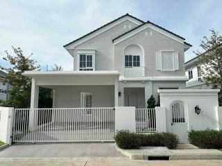 [เช่า/ขาย] บ้านเดี่ยวหลังมุม พร้อมเข้าอยู่! หมู่บ้านชัยพฤกษ์ บางนา กม.15 (โครงการคุณภาพจาก Land & Houses) บางพลี จ.สมุทรปราการ.