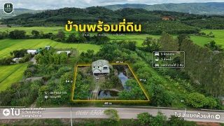 ขายด่วน บ้านพร้อมที่ดิน 1 ไร่ 3 งาน 50 ตารางวา ติดทางหลวง 1306 ต.ดอนศิลา อ.เวียงชัย จ.เชียงราย วิวดอยผาช้าง ราคาถูกกว่าตลาด