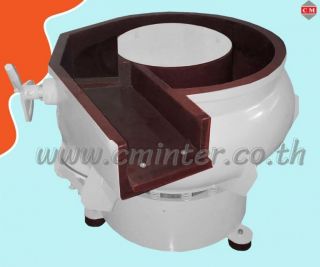  เครื่องเขย่าขัดผิวโลหะแบบมีสะพานแยกชิ้นงาน  หินขัด น้ำยาขัด