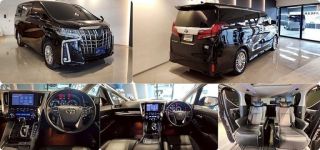 ขายรถ Toyota Alphard 2.5 Hybrid SRC รถนำเข้า สีดำ ปี 2022