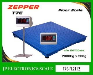 เครื่องชั่งวางพื้น2000kg ยี่ห้อ ZEPPER รุ่น T7E-FL2T12