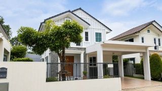 ขาย/เช่า บ้านเดี่ยว 2 ชั้น 50.2 ตร.วา  วิลลาจจิโอ2 ศรีนครินทร์–บางนา Villaggio 2 Srinakarin- Bangna  ตกแต่งครบพร้อมเข้าอยู่