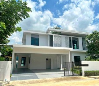 ให้เช่า #บ้านเดี่ยว หมู่บ้าน บุราสิริ วงแหวน - อ่อนนุช #ใกล้Megabangna #ใกล้โรงเรียนนานาชาติConcordian QQ