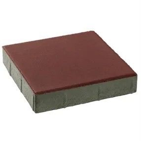 บล็อกปูพื้น เอสซีจี ศิลาเหลี่ยม ขนาด 30×30×6 ซม. สีแดง